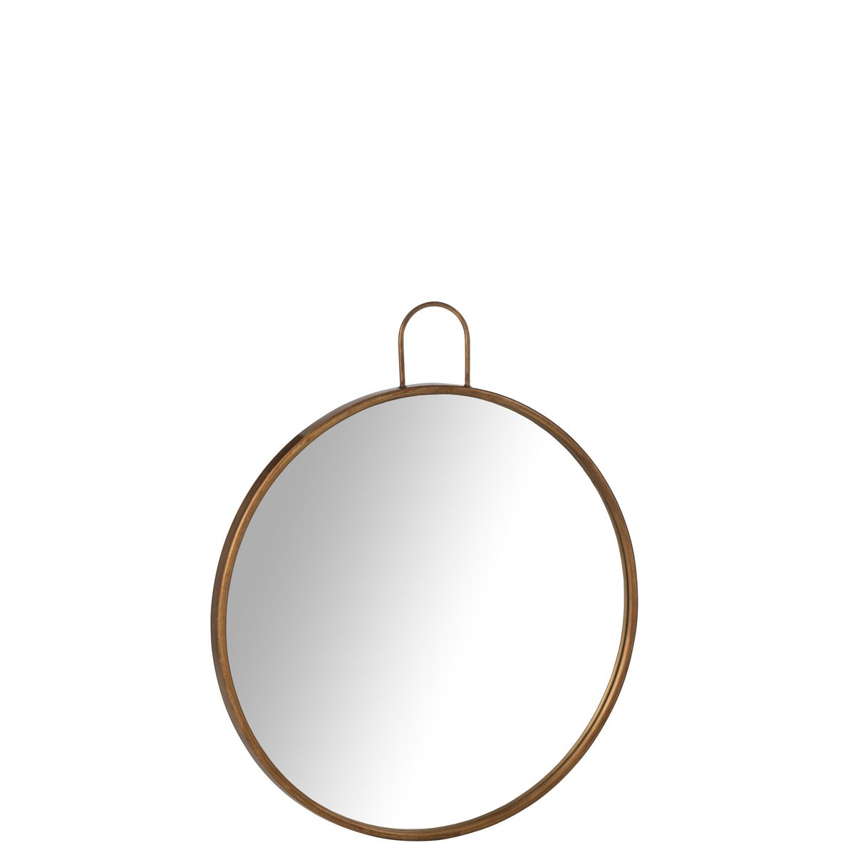Spiegel Anto - mdf/spiegel - goud - klein - Ø 60,5 cm