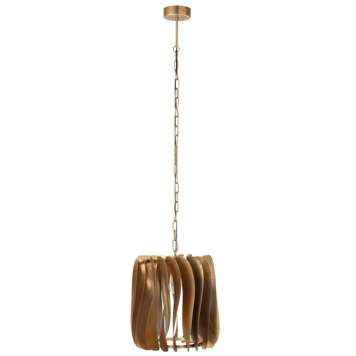 Hanglamp Tina - ijzer - zwart - goud