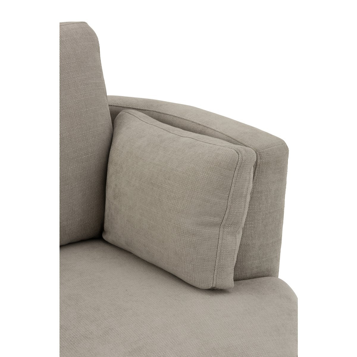 Loungestoel Swiv Hout/Textiel Grijs