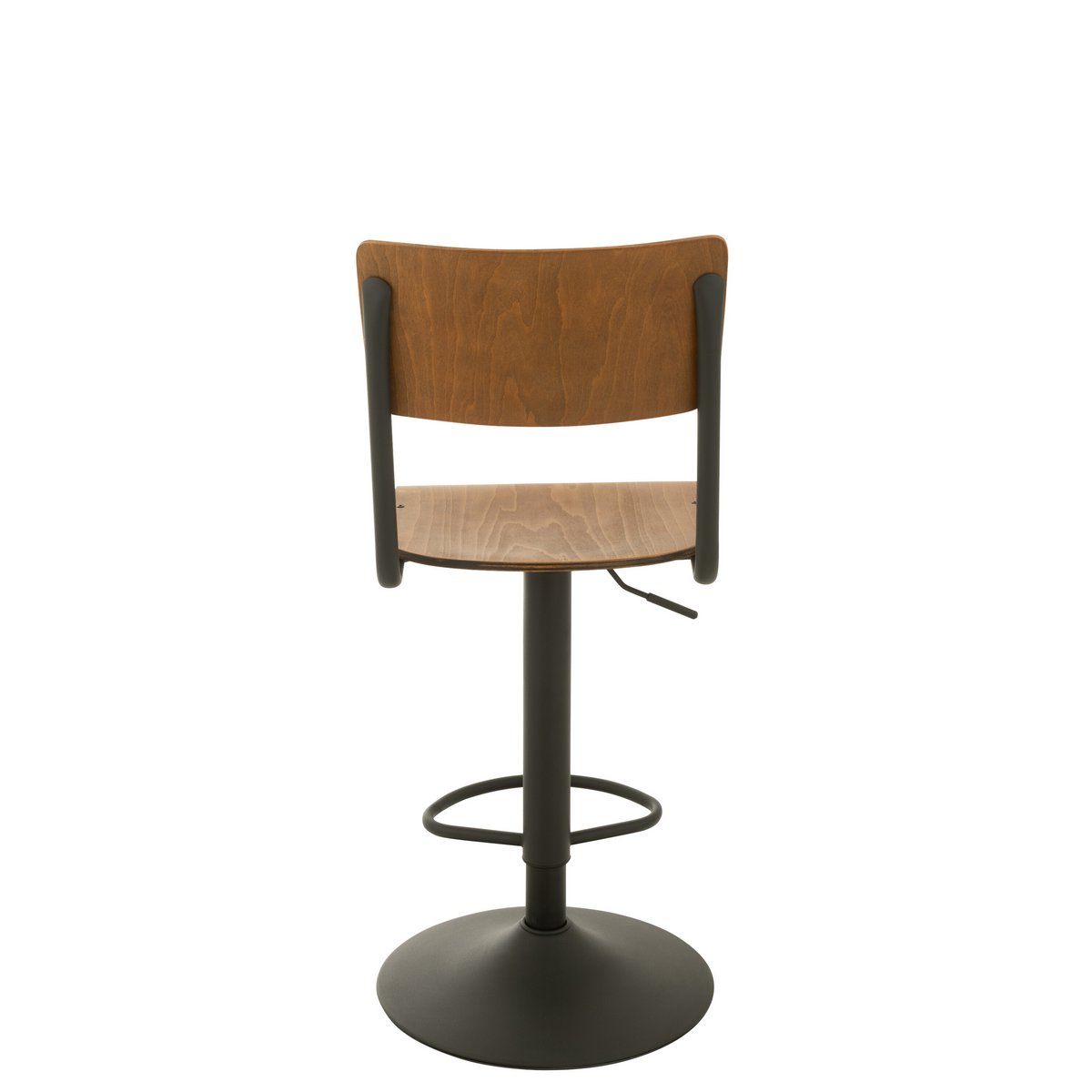 Barstoel Hout/Metaal Bruin