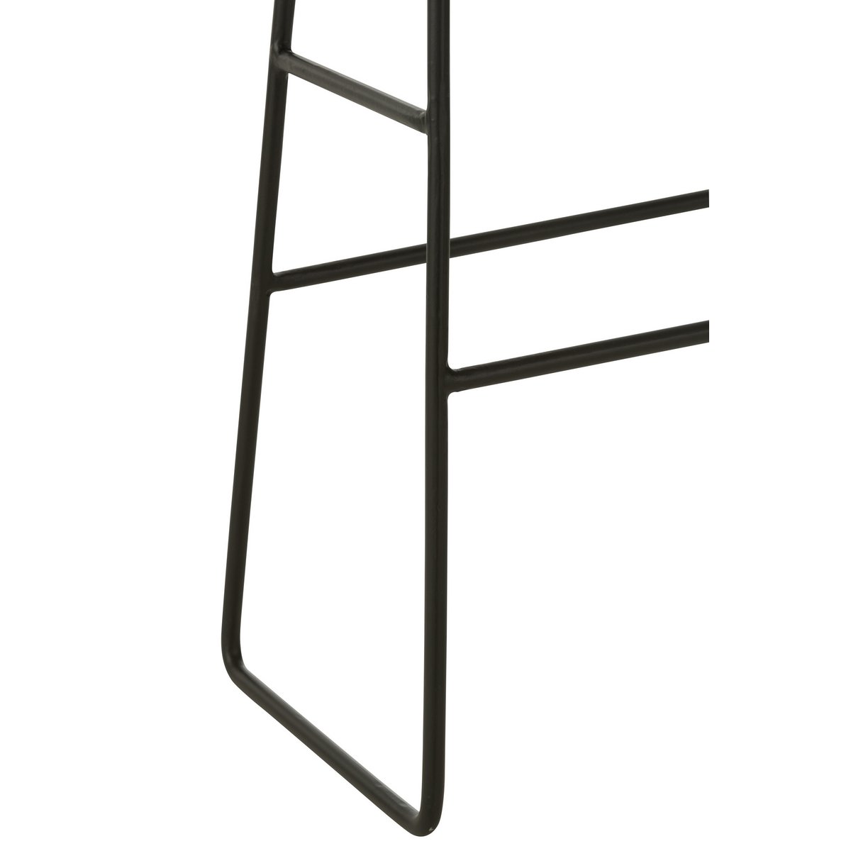Teak barkruk (74cm hoog)