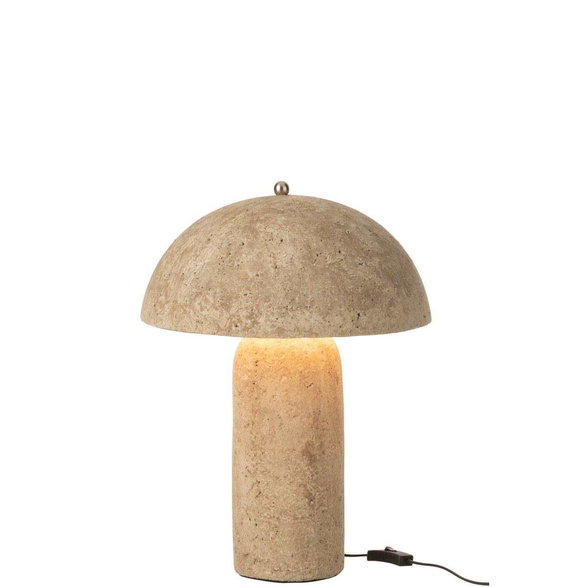 Tafellamp Paddenstoel Beige