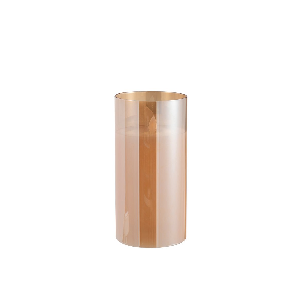 Ledlamp Blinkend Glas Goud Medium