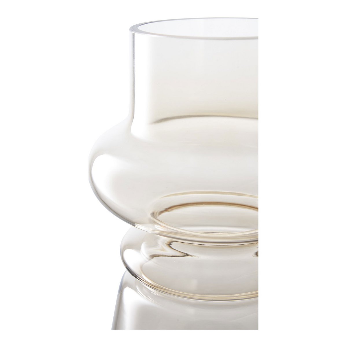 Vaas glas (gerookt bruin)