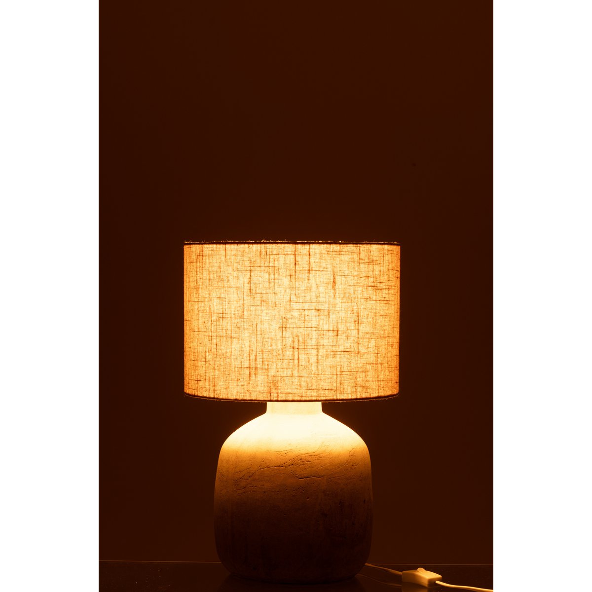 Lamp mia terracotta klein