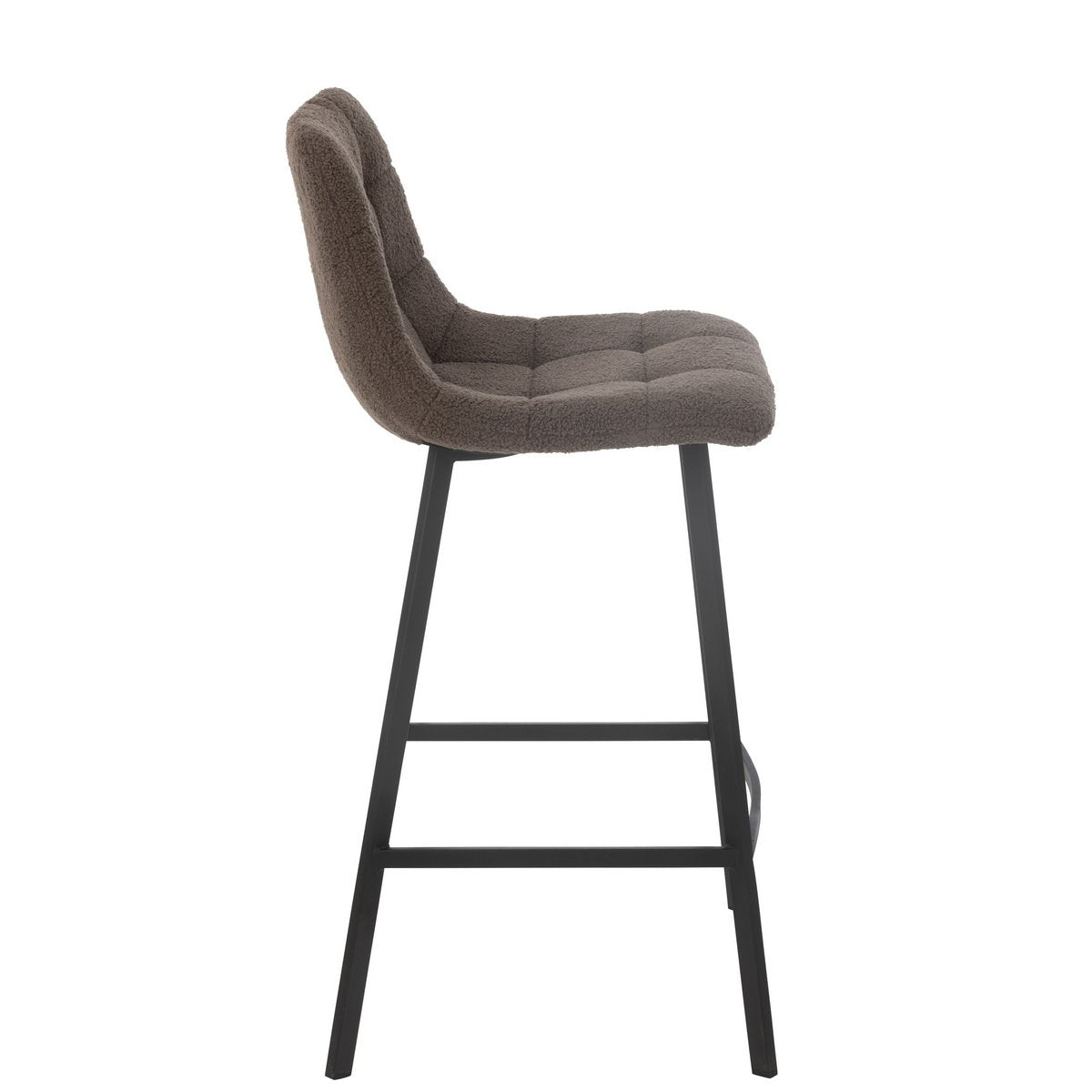 Barstoel Kent Metaal/Polyester Bruin
