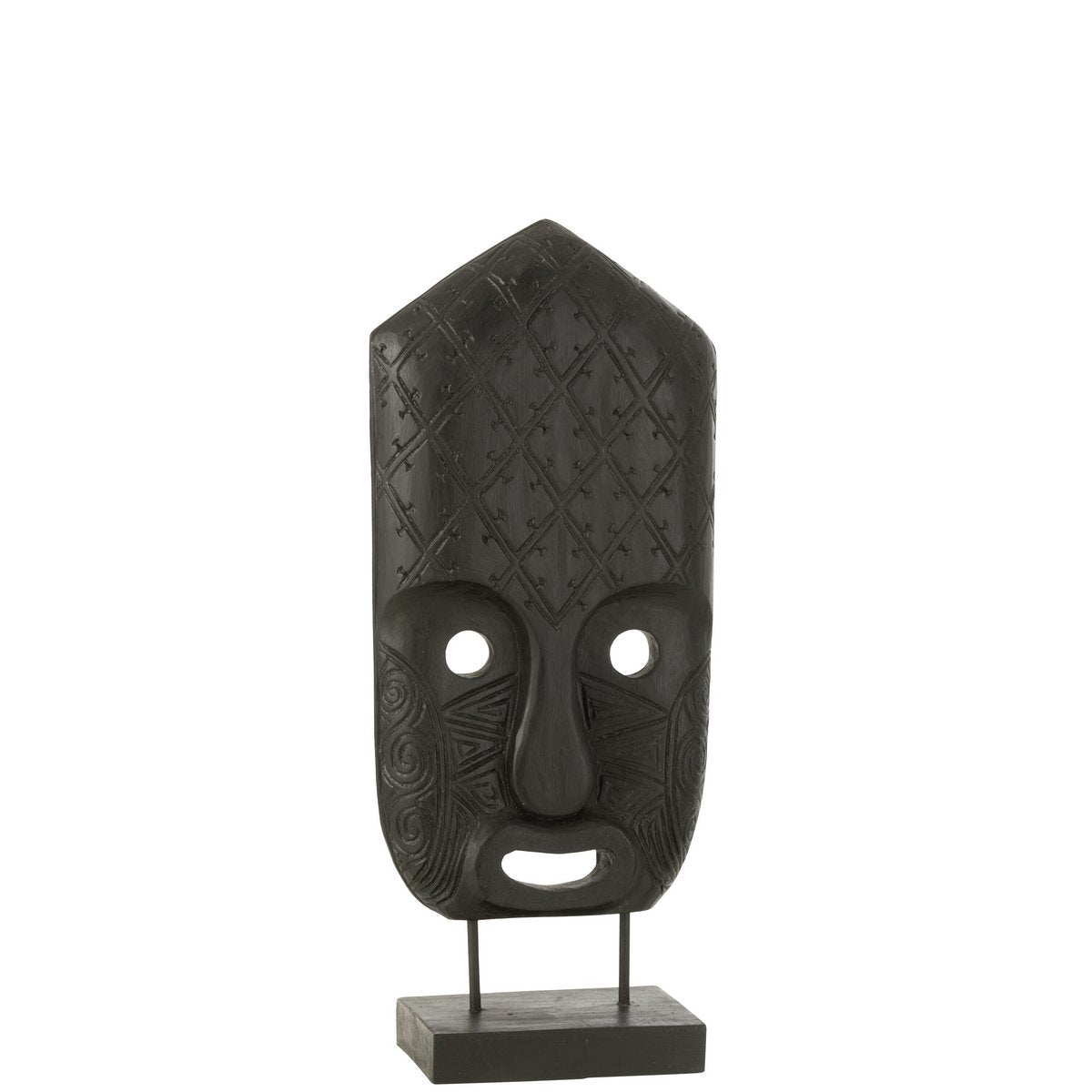 Masker op voet  Op Voet Albasia- hout - zwart - large