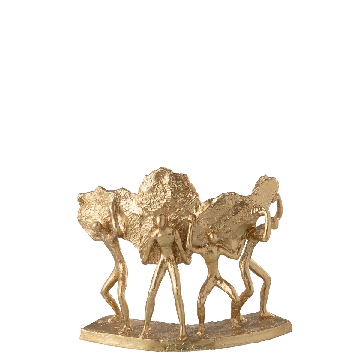 Figuren Dragen Steen Resine Goud