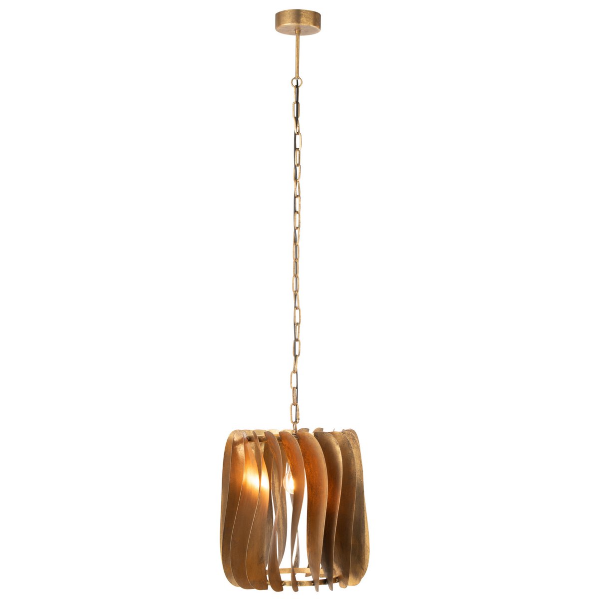 Hanglamp Tina - ijzer - zwart - goud