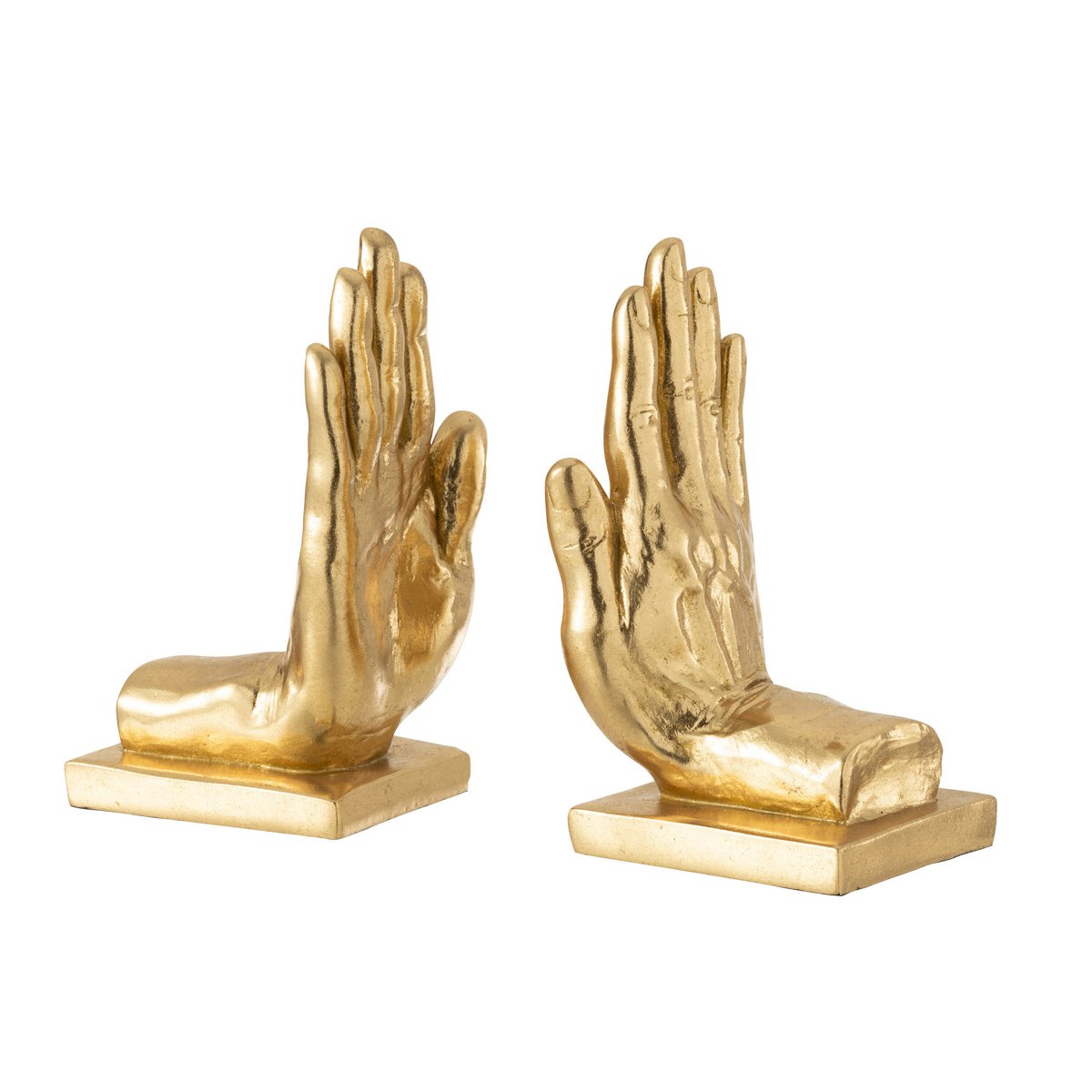 Boekensteun Handen Poly Goud