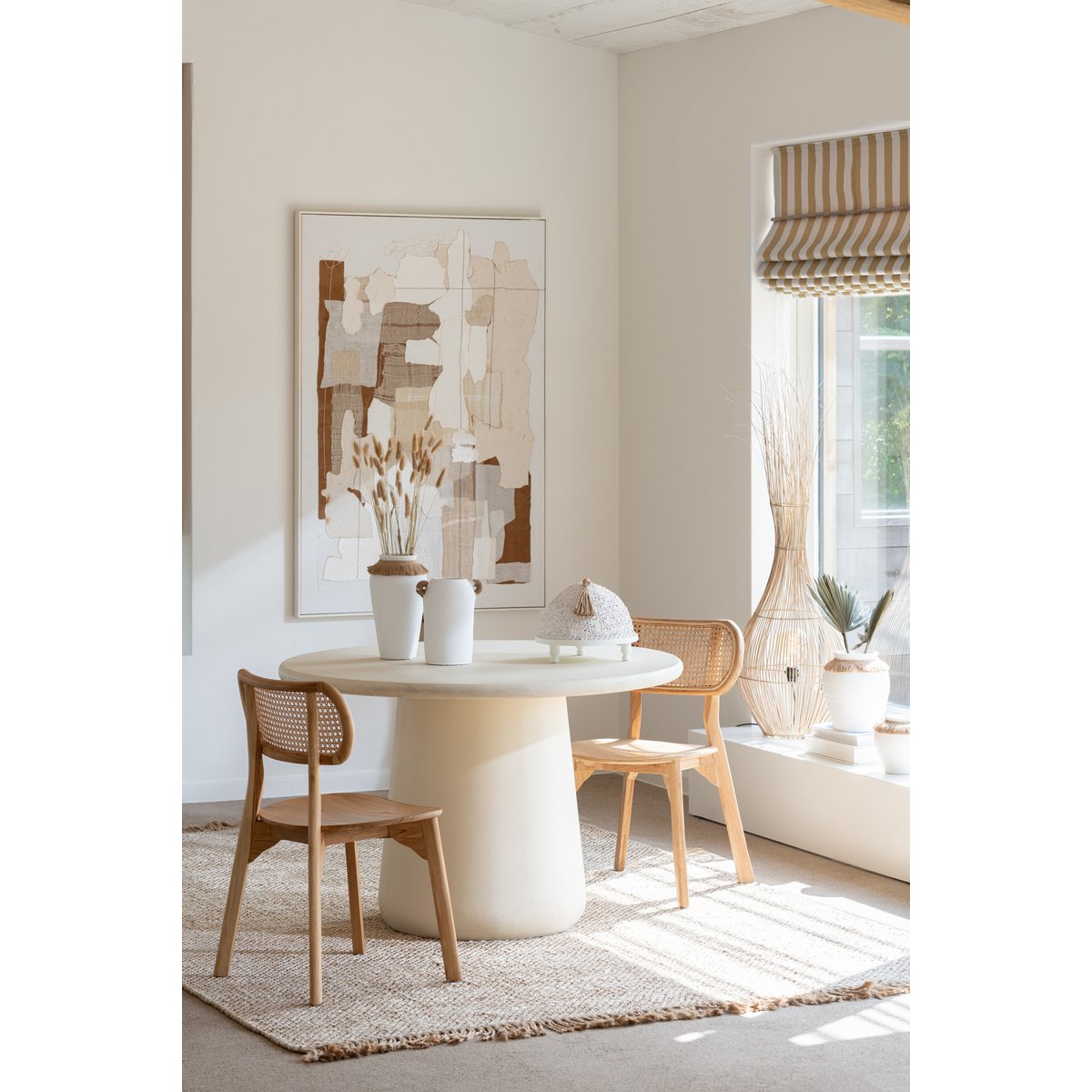 Stoel Pinda - teak hout - naturel