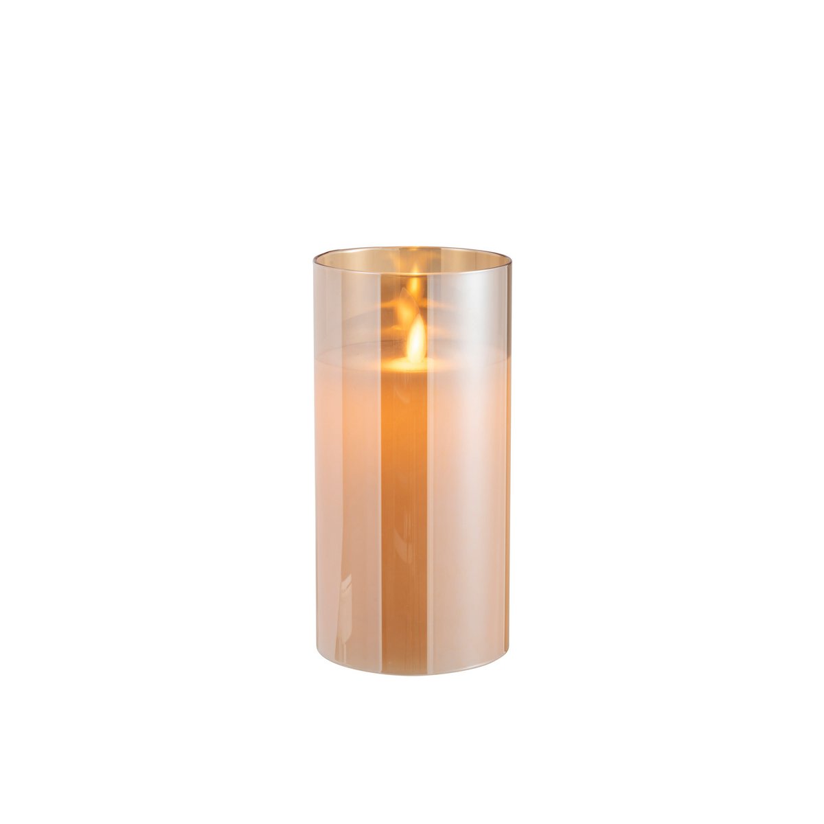 Ledlamp Blinkend Glas Goud Medium