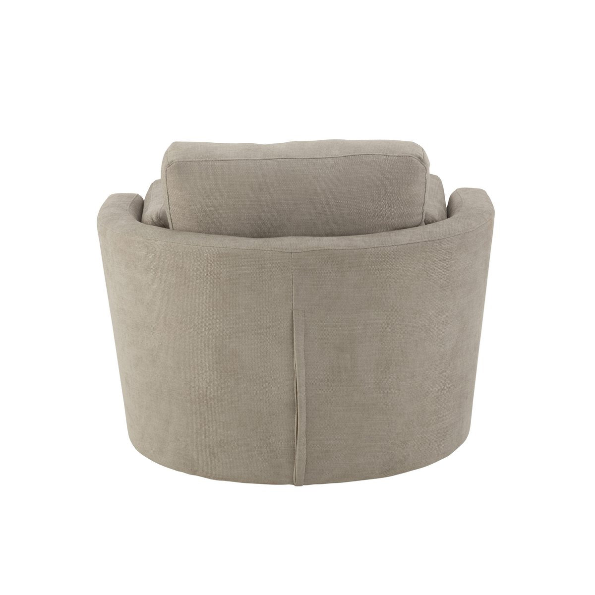 Loungestoel Swiv Hout/Textiel Grijs