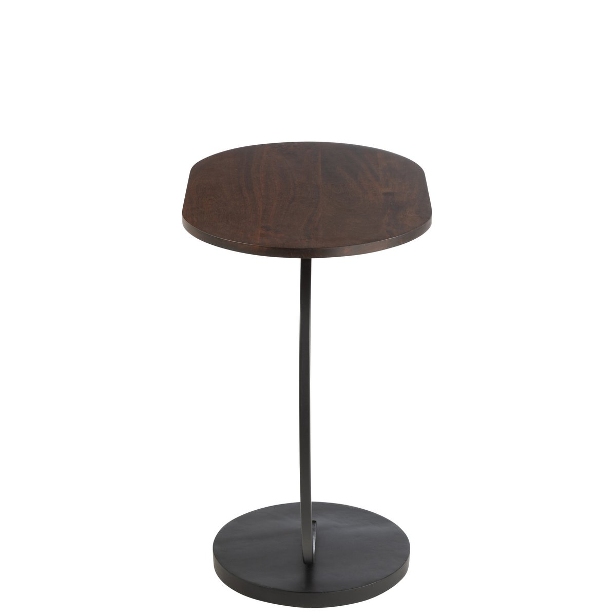 Bijzettafel Swoosh Ijzer/Mangohout