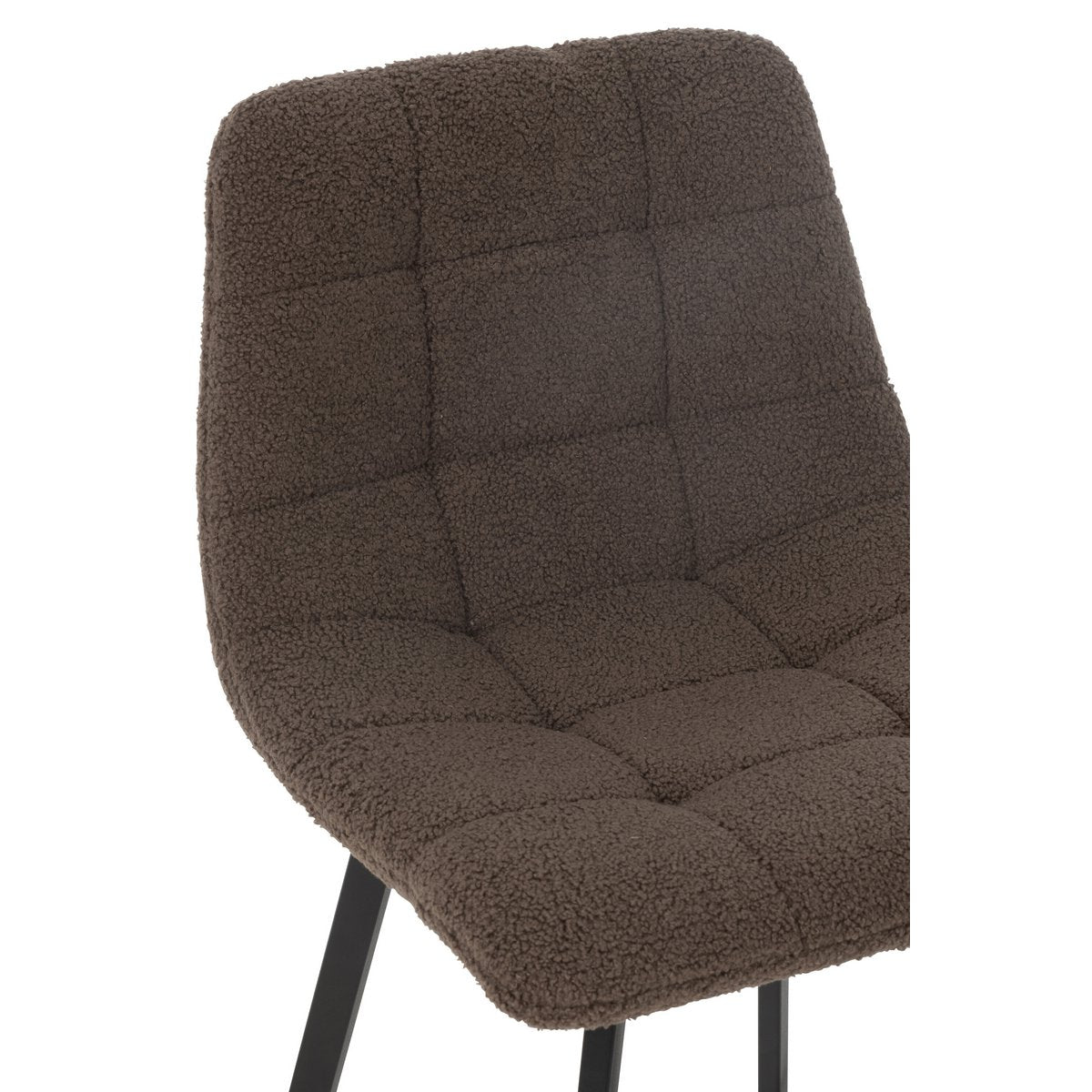 Barstoel Kent Metaal/Polyester Bruin