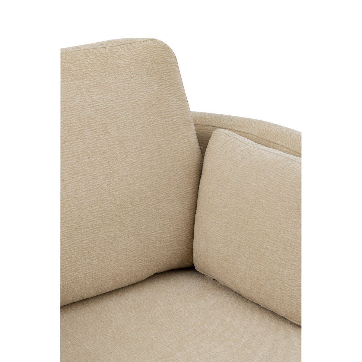 Loungestoel Swiv Populierenhout/Schuime Beige