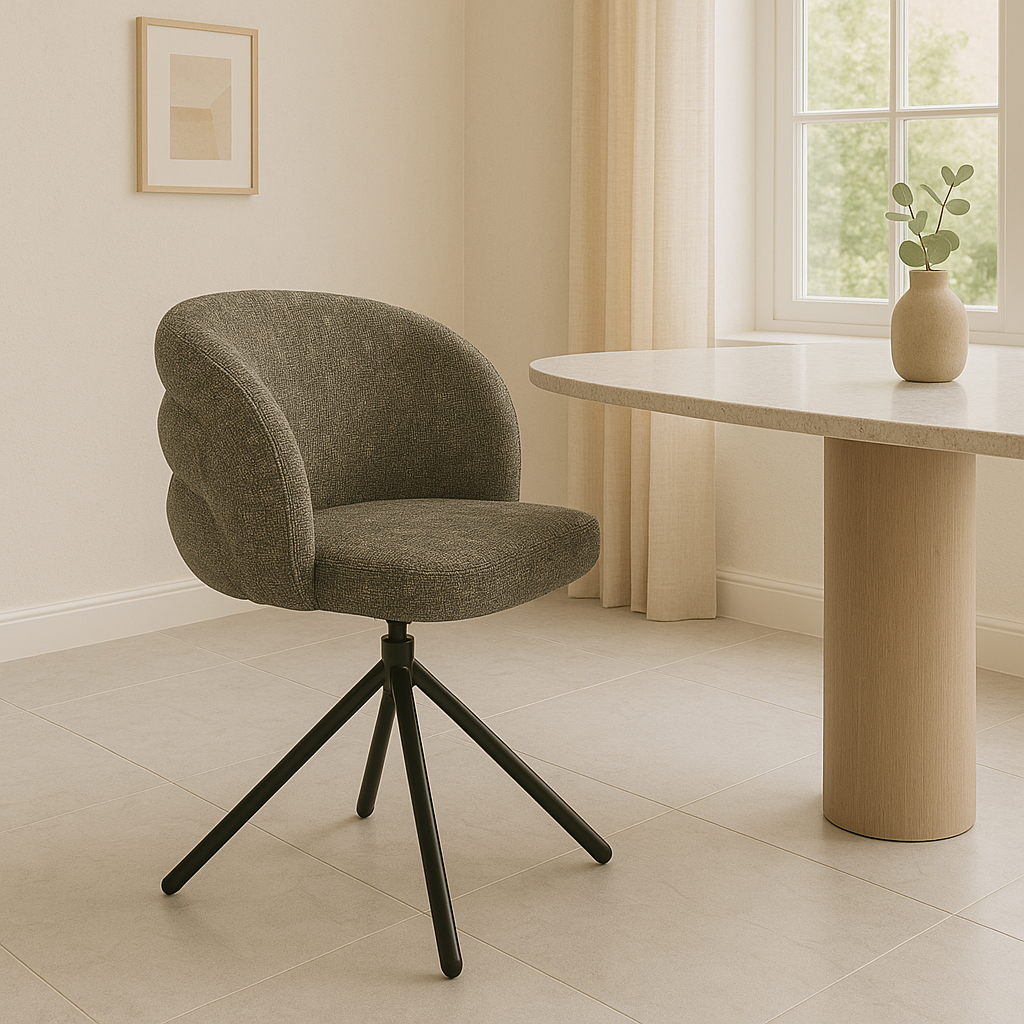 Pebble Draaibare stoel Pistache