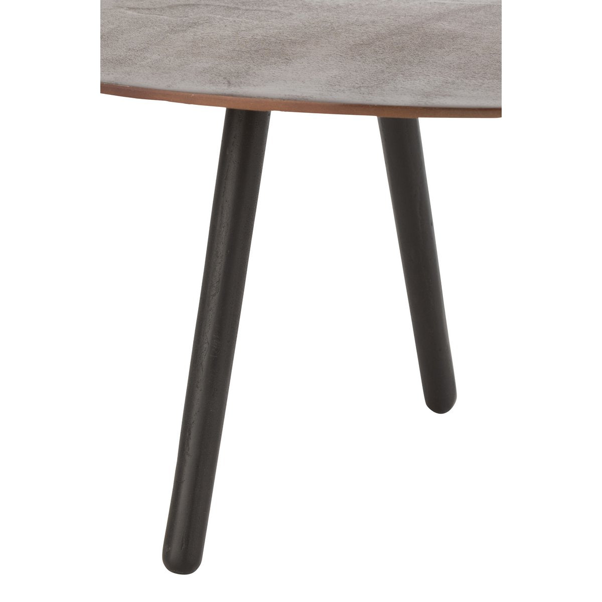 Salontafel Druppel - aluminium/ijzer - bruin