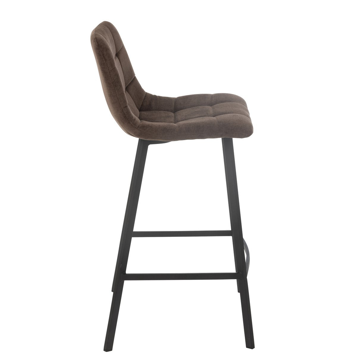 Barstoel Kent Metaal/Polyester Bruin
