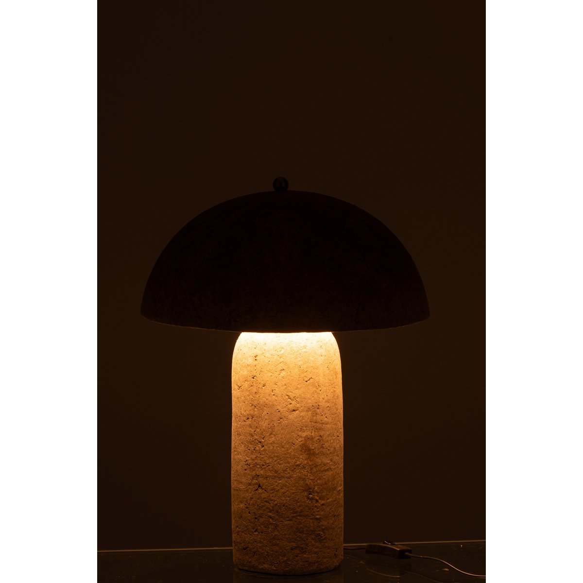 Tafellamp Paddenstoel Beige