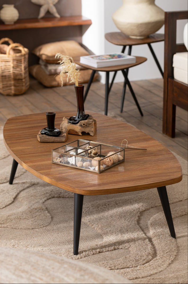 Salontafel Rechthoekig Teak Naturel