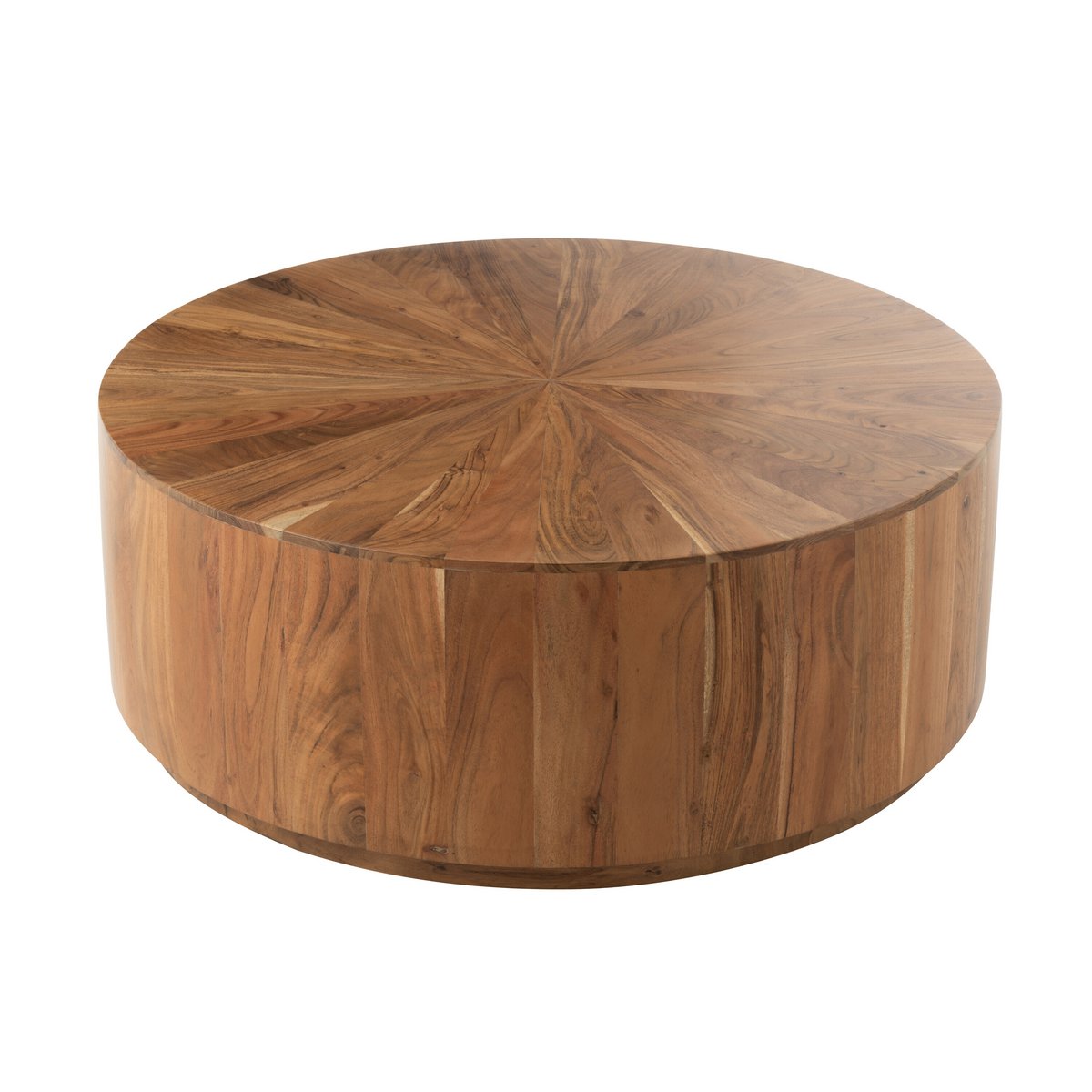 Salontafel Rond Acacia Hout/Mdf Naturel