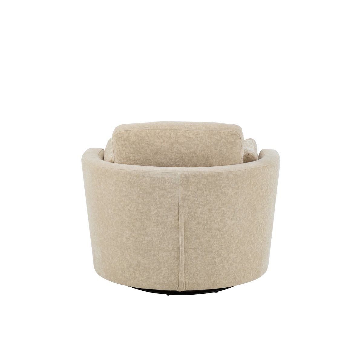 Loungestoel Swiv Populierenhout/Schuime Beige