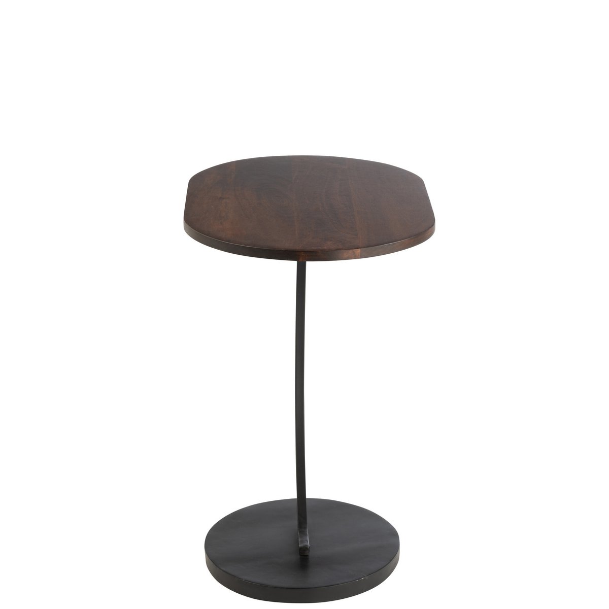 Bijzettafel Swoosh Ijzer/Mangohout