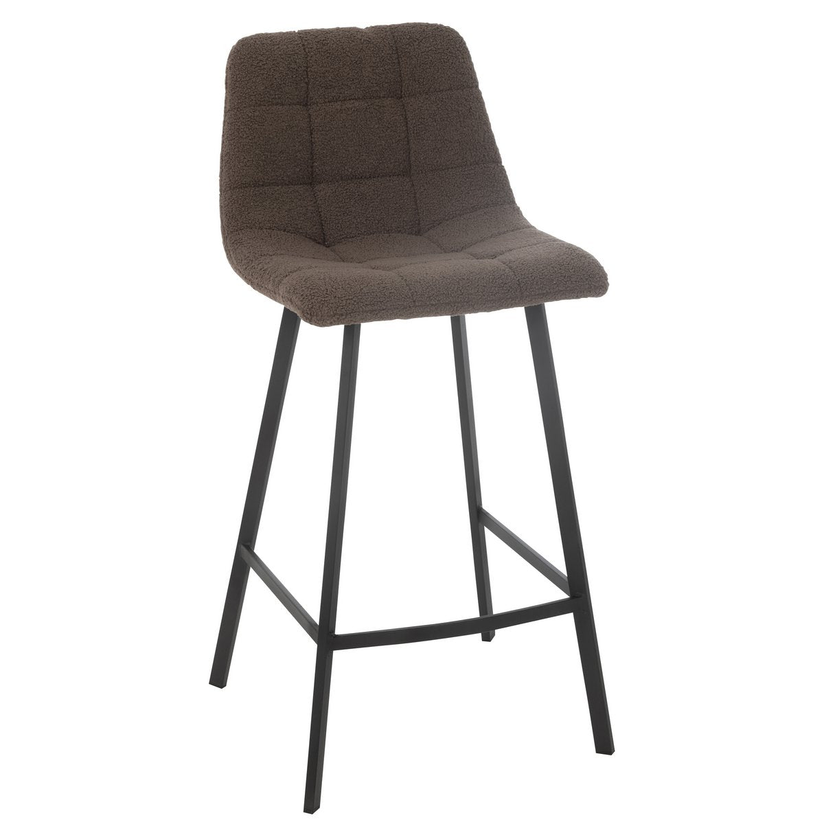 Barstoel Kent Metaal/Polyester Bruin