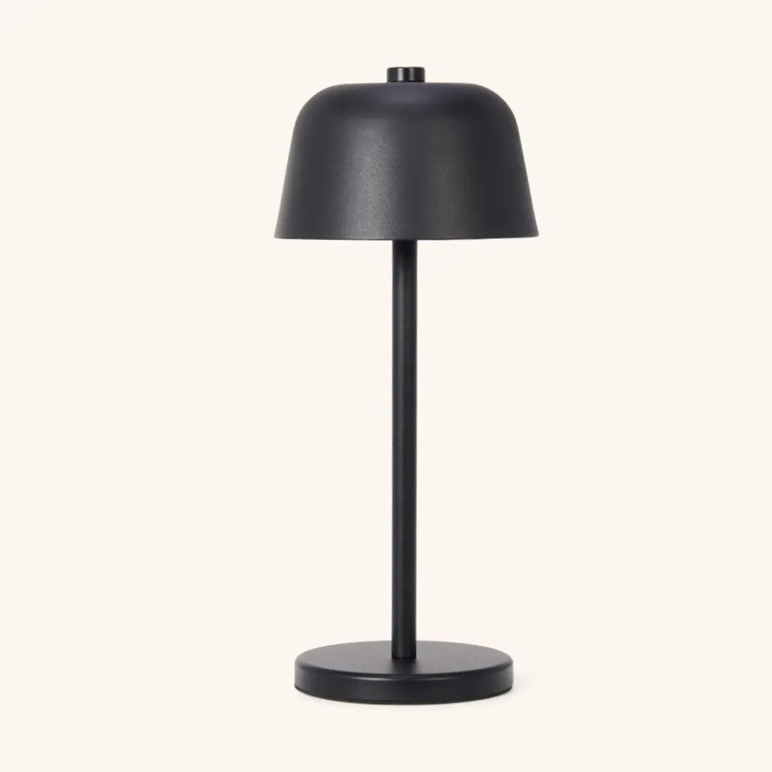 Anton Zwarte Oplaadbare Tafellamp | Stijlvolle en draadloze verlichting