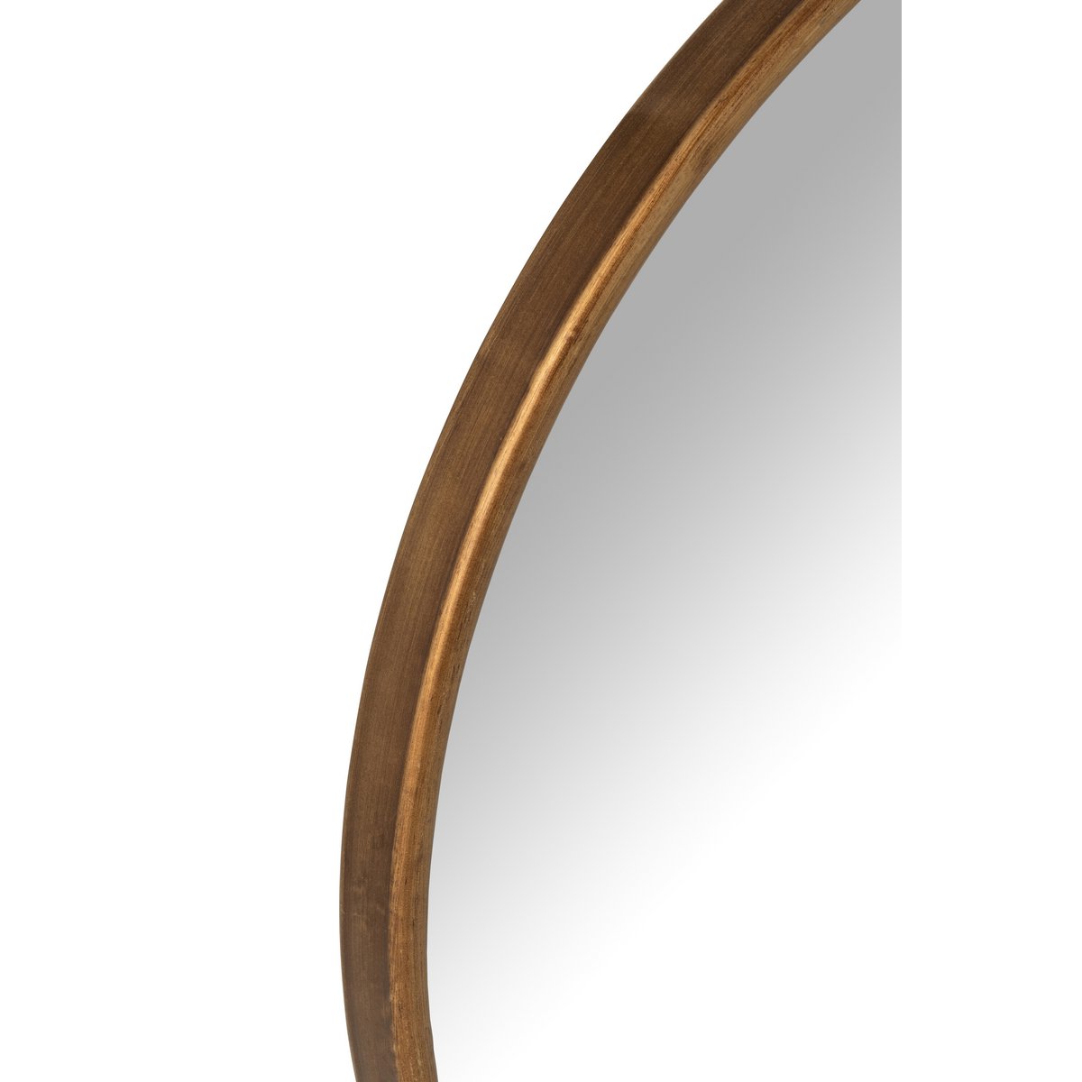 Spiegel Anto - mdf/spiegel - goud - klein - Ø 60,5 cm