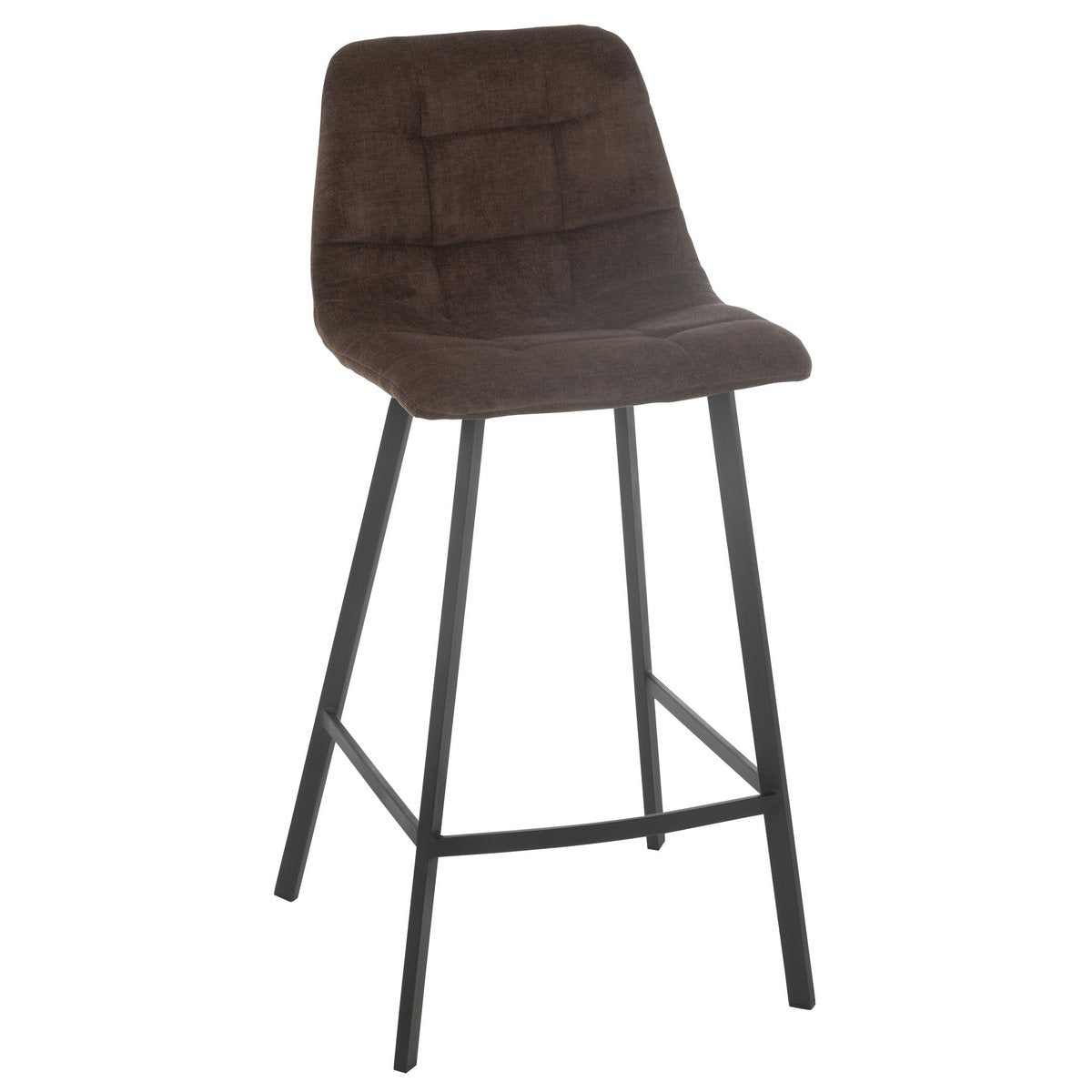 Barstoel Kent Metaal/Polyester Bruin