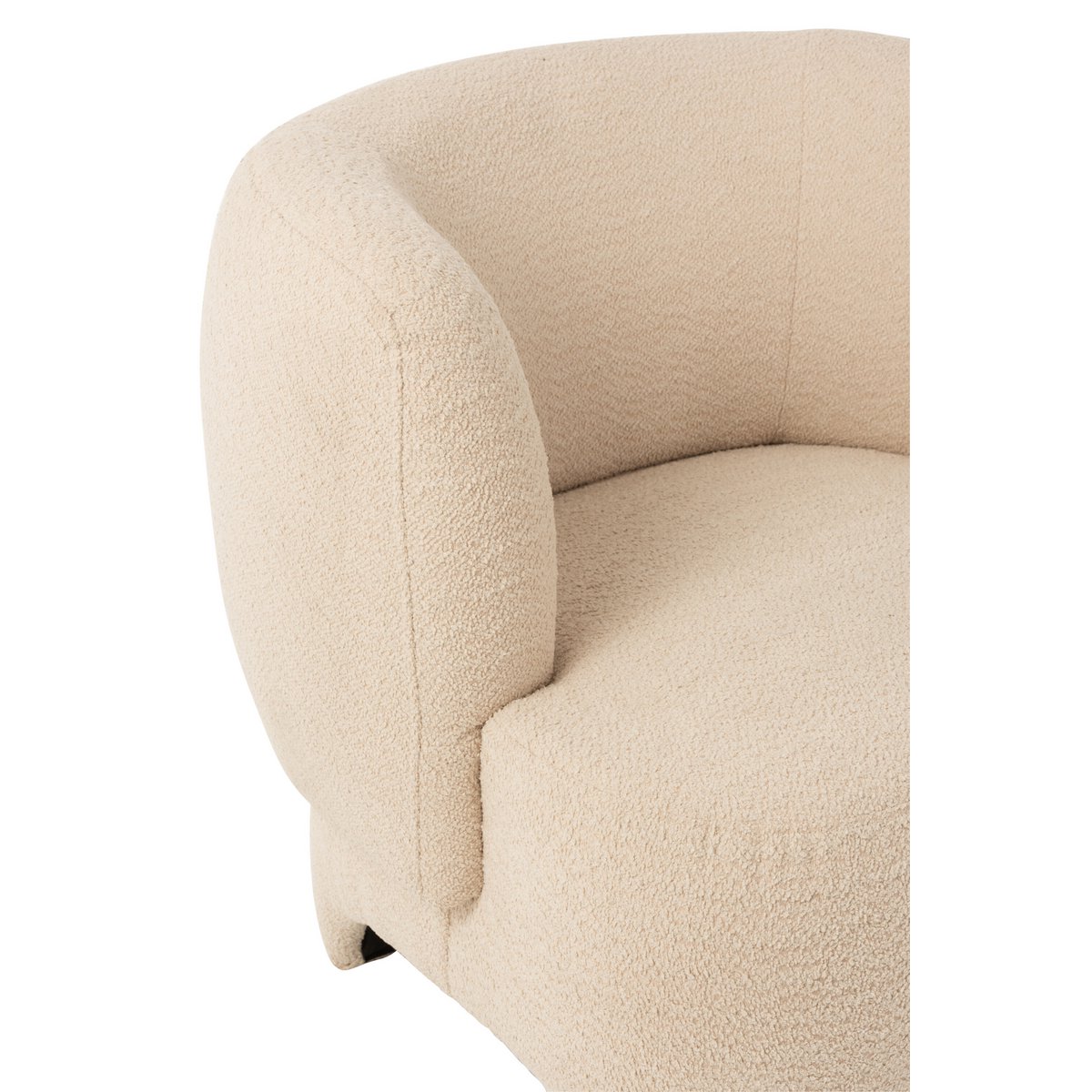 Zetel 1-Zit Gebreid Tex/Ht Wit