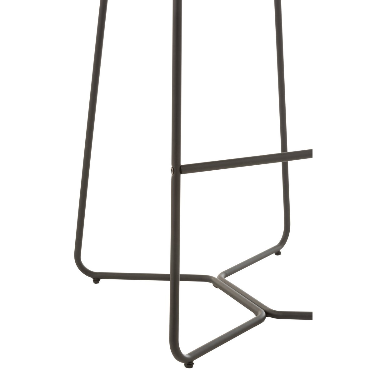 Barstoel Laurent - metaal/textiel - groen (103cm hoog)