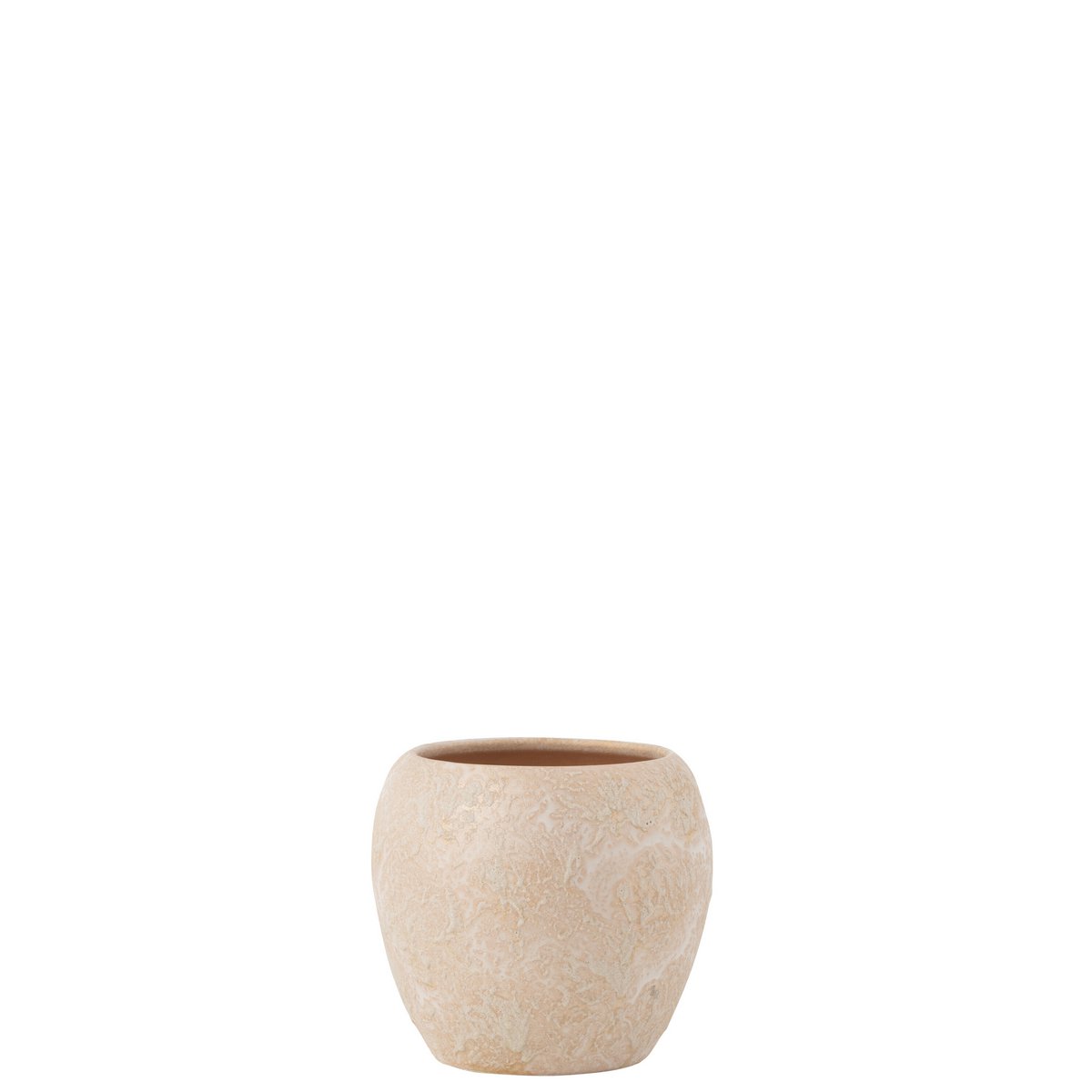 Bloempot Rond Terra Rose Goud Groot