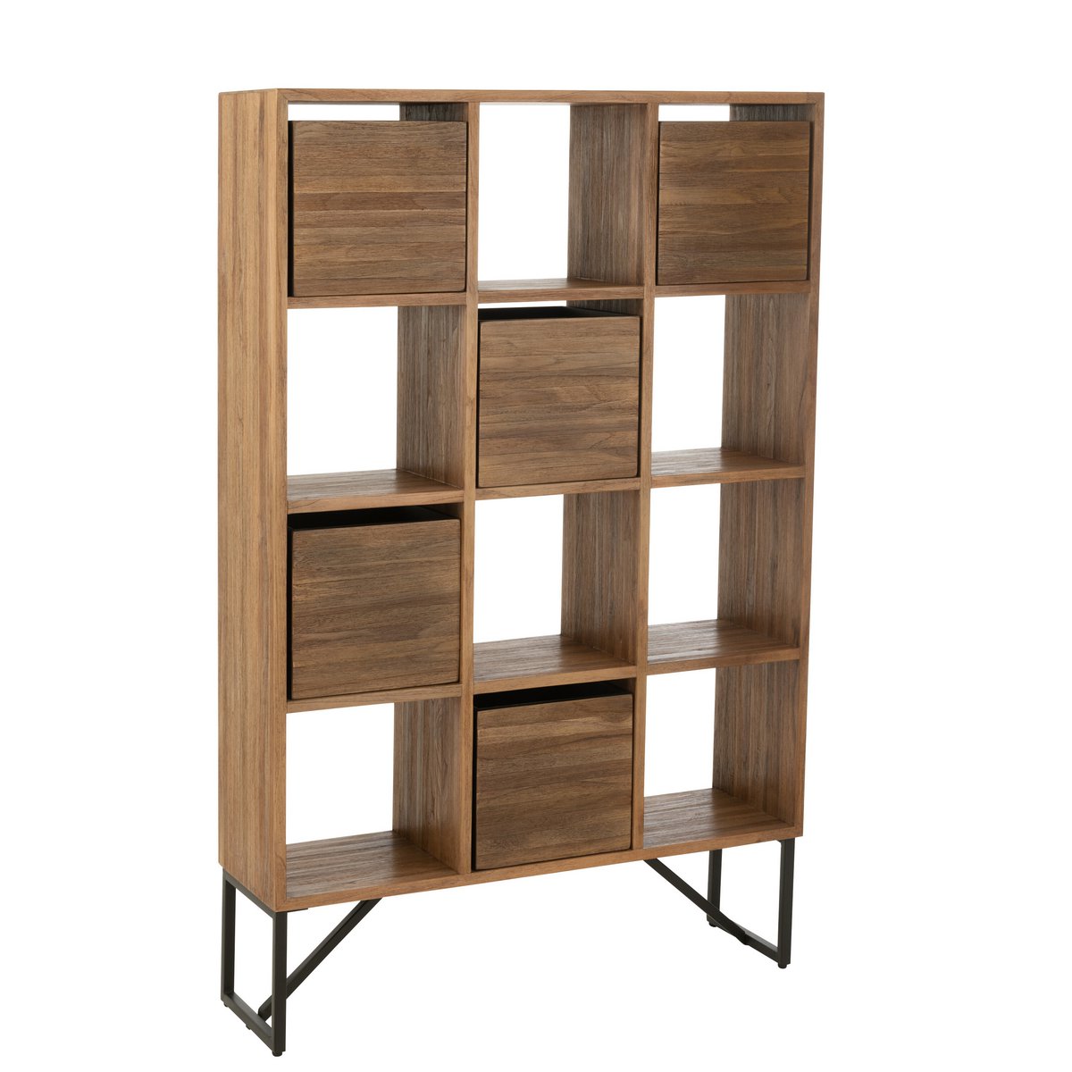 Kast Met Lades Gerecycleerd Teak Naturel