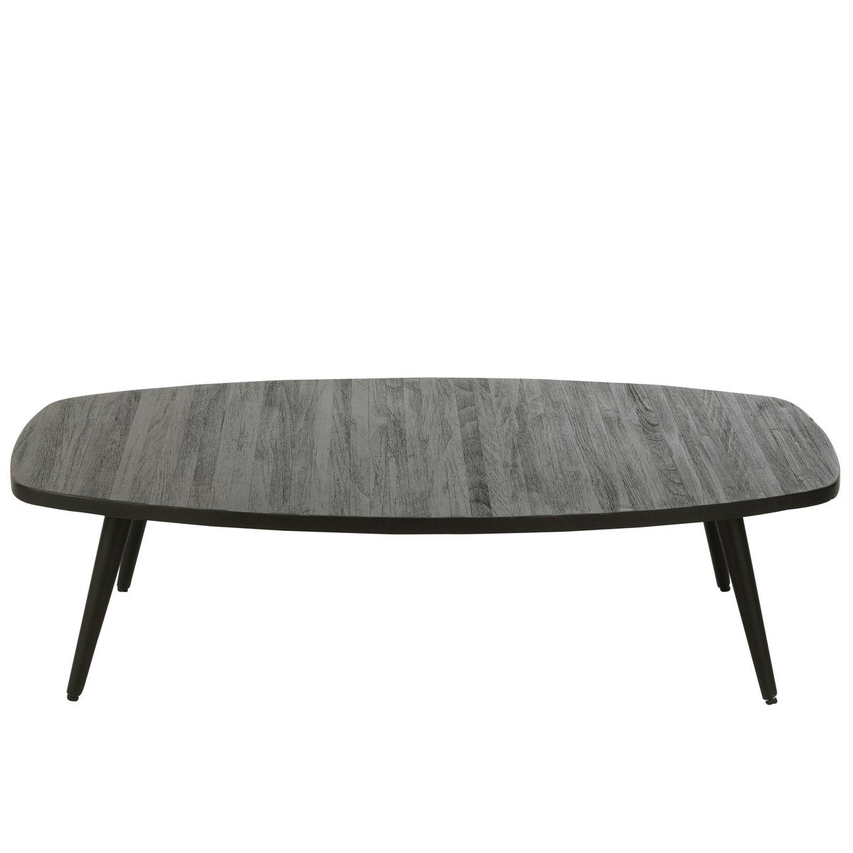 Salontafel Rechthoekig - hout - zwart