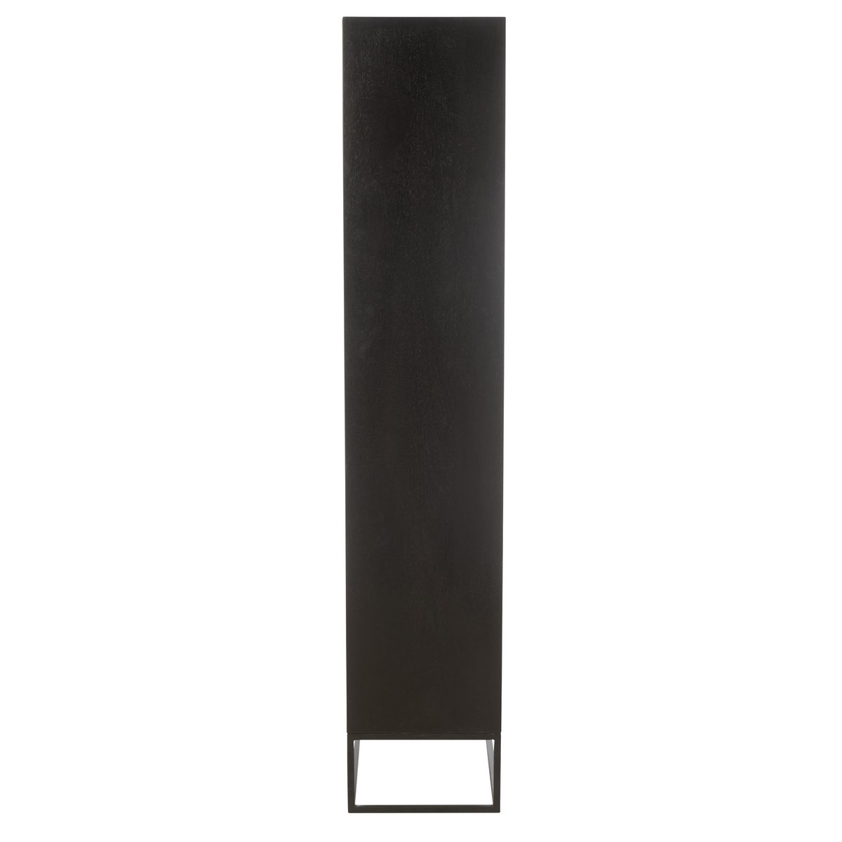 Wandkast Mango Hout/Mdf Zwart