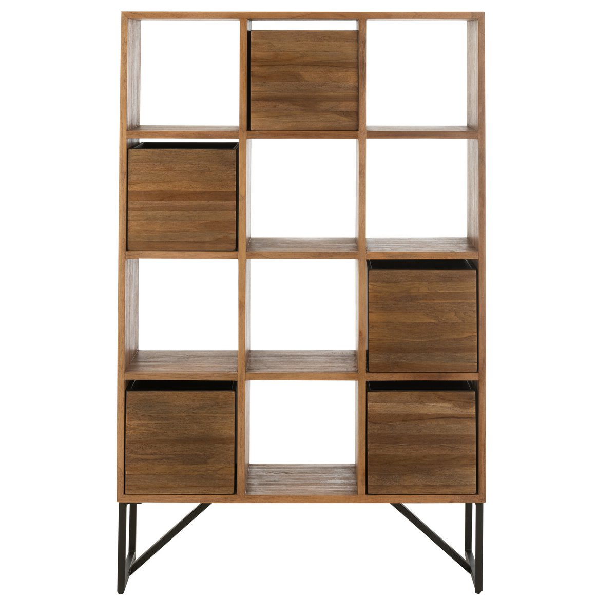 Kast Met Lades Gerecycleerd Teak Naturel