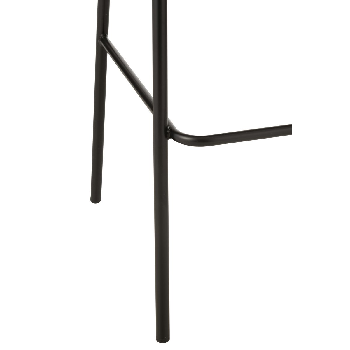 Barstoel Lone Multiplex/Metaal Bruin/Beige