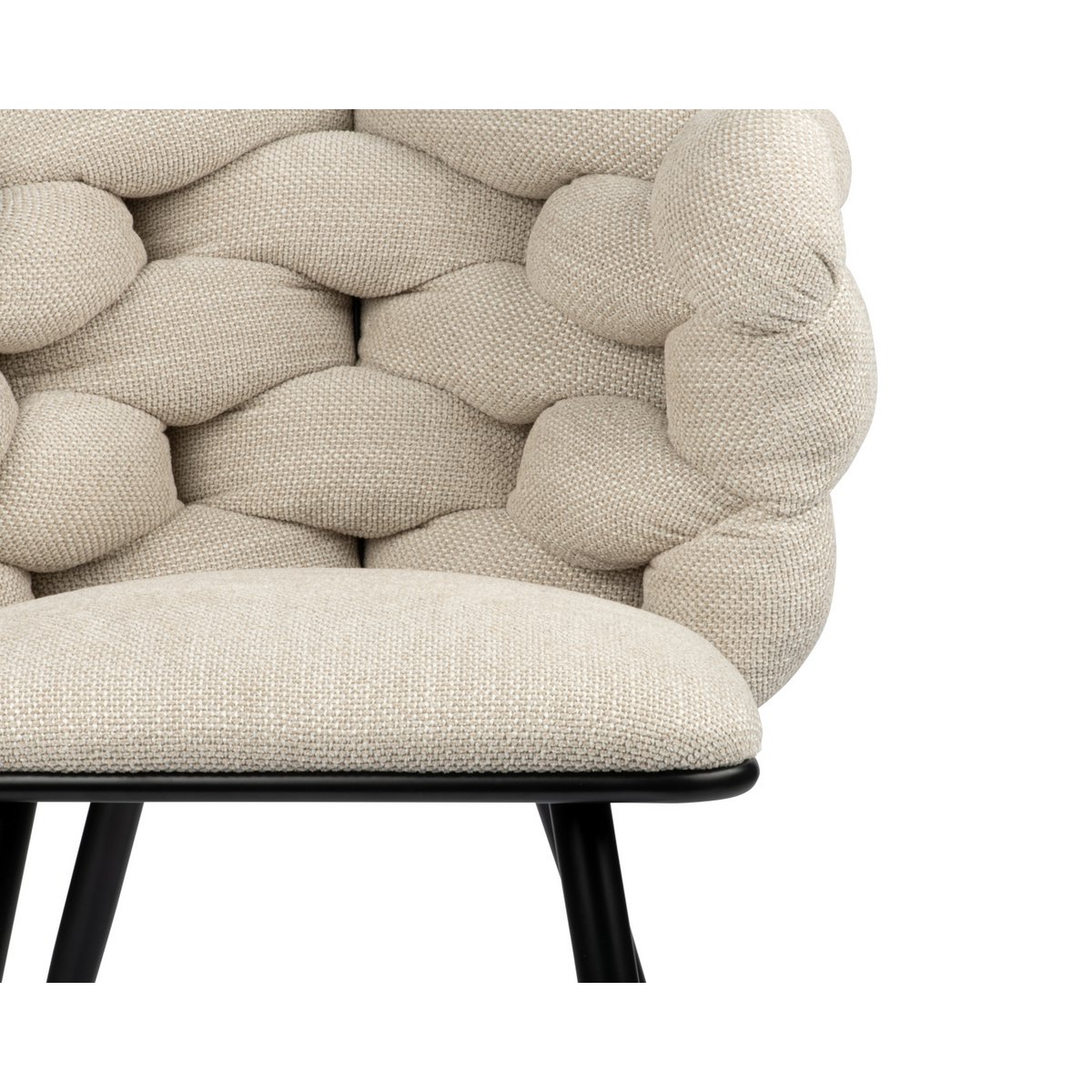 Schommelstoel beige