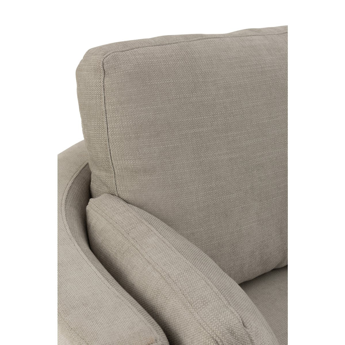 Loungestoel Swiv Hout/Textiel Grijs