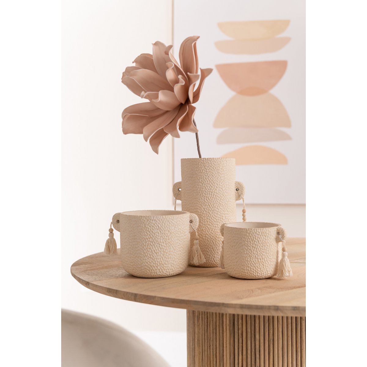 Eettafel Vincent Mangohout Naturel