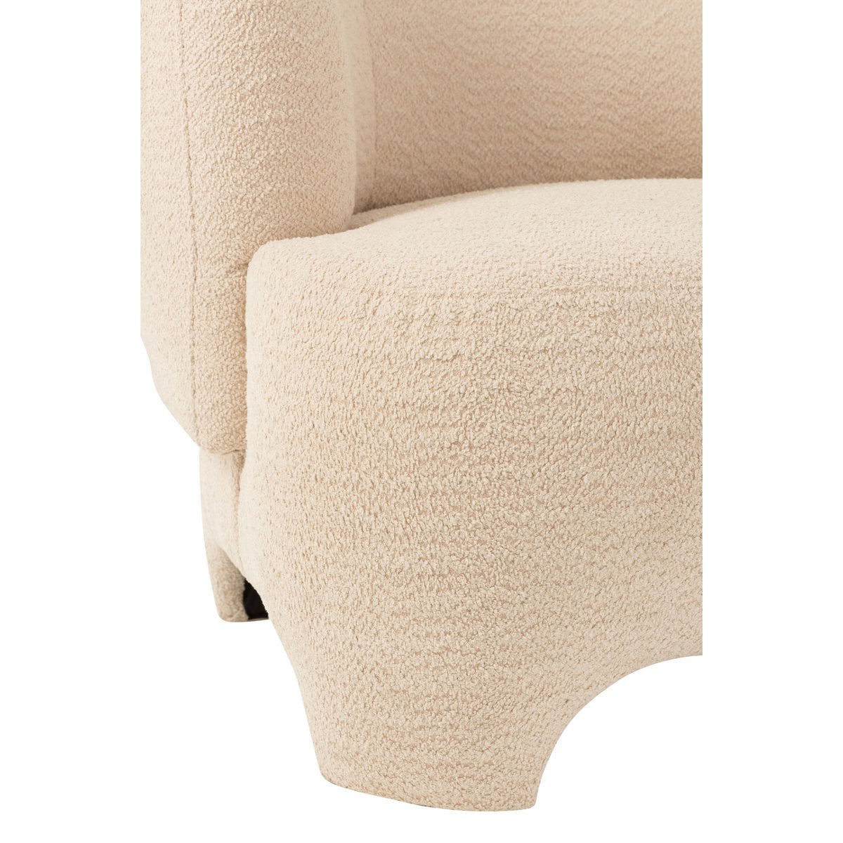 Zetel 1-Zit Gebreid Tex/Ht Wit
