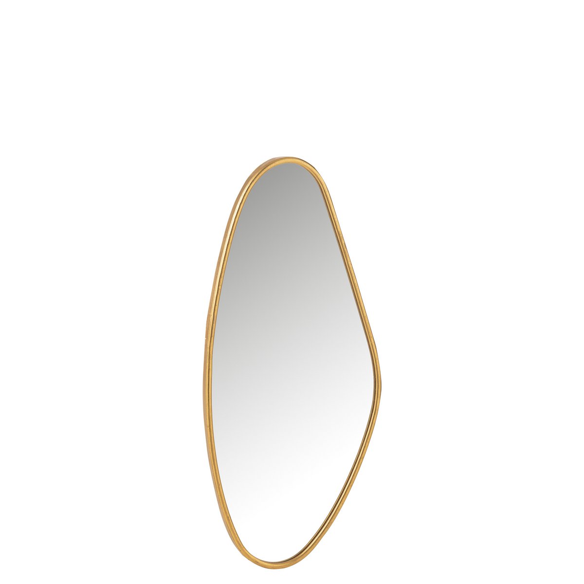 Spiegel Abstract - glas - goud - klein