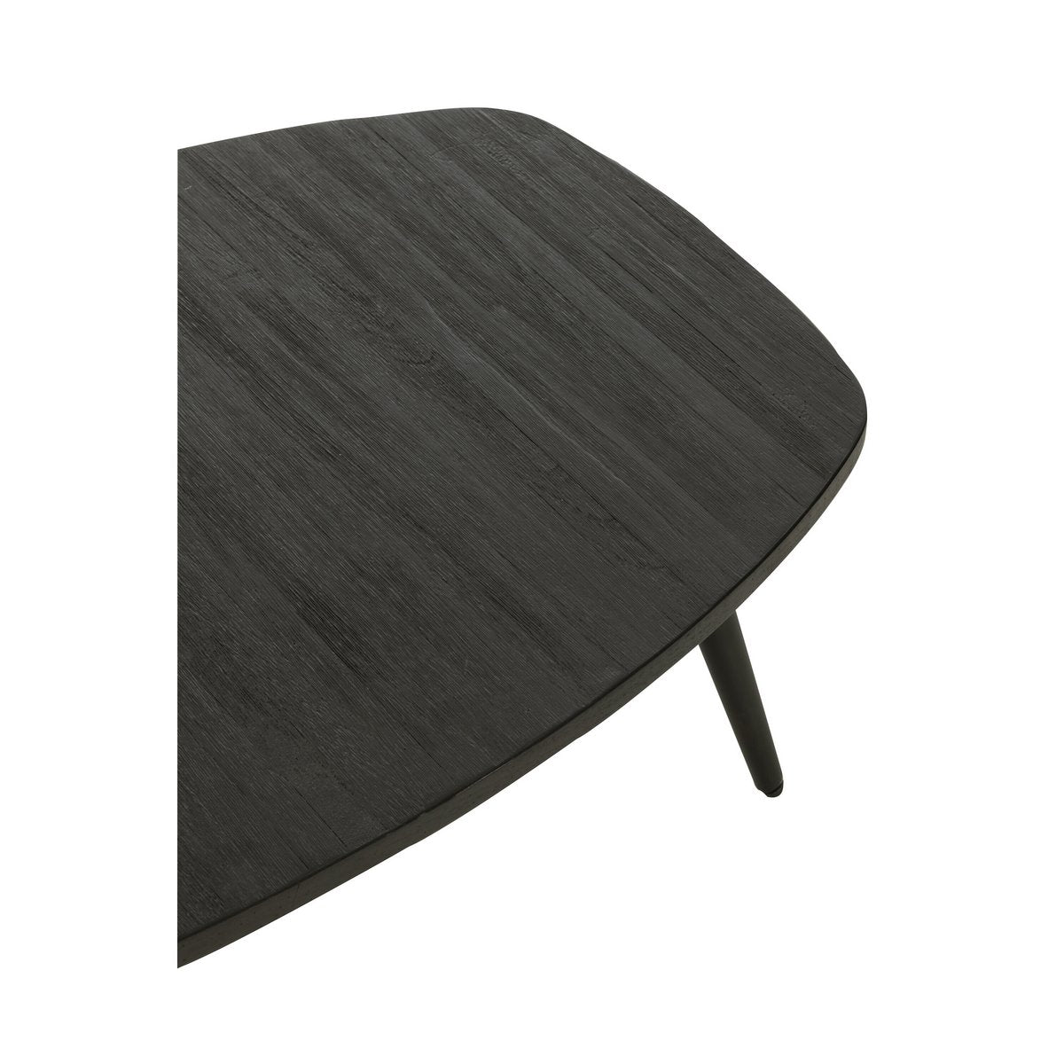 Salontafel Rechthoekig - hout - zwart