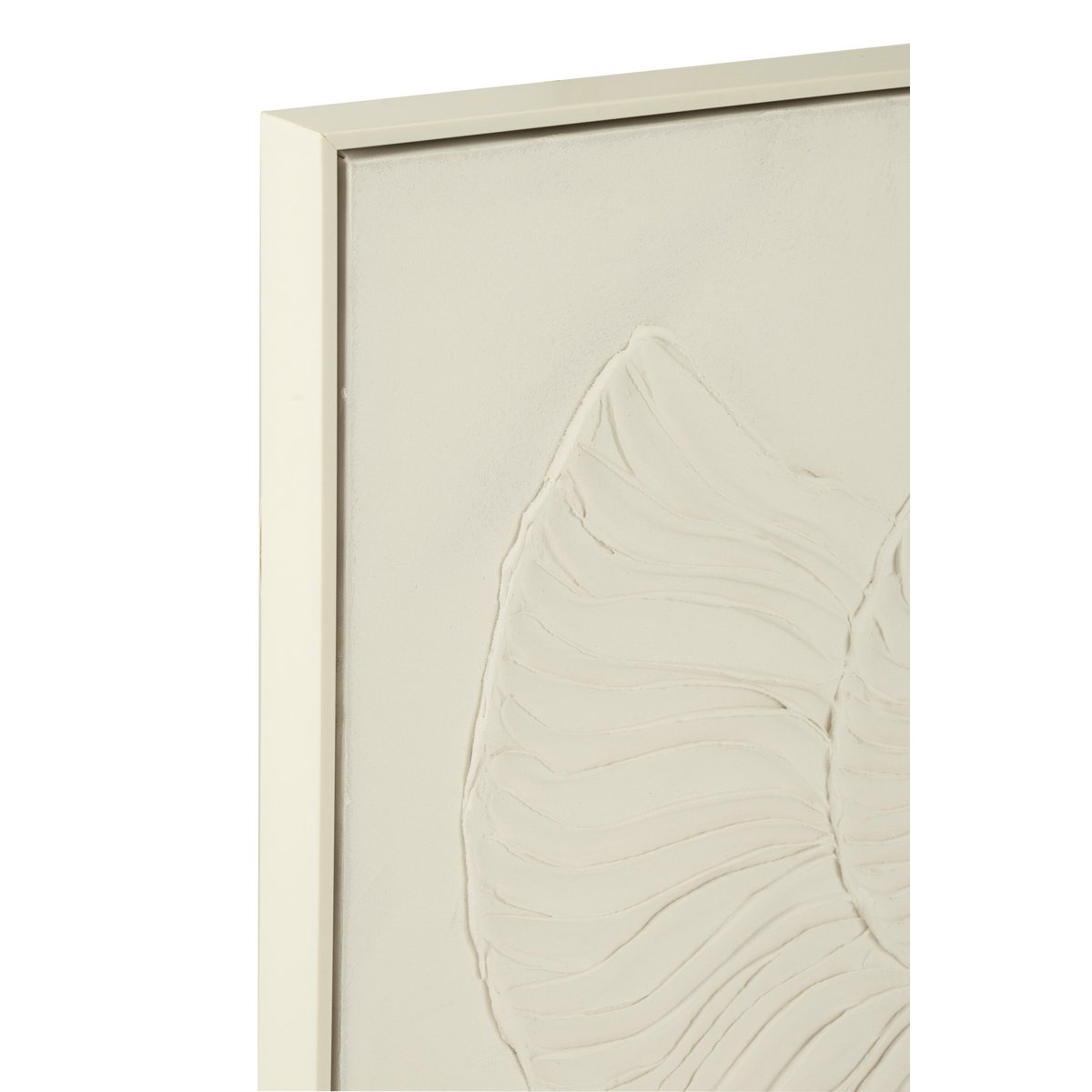 Schilderij Schelp Acrylverf/Canvas Wit