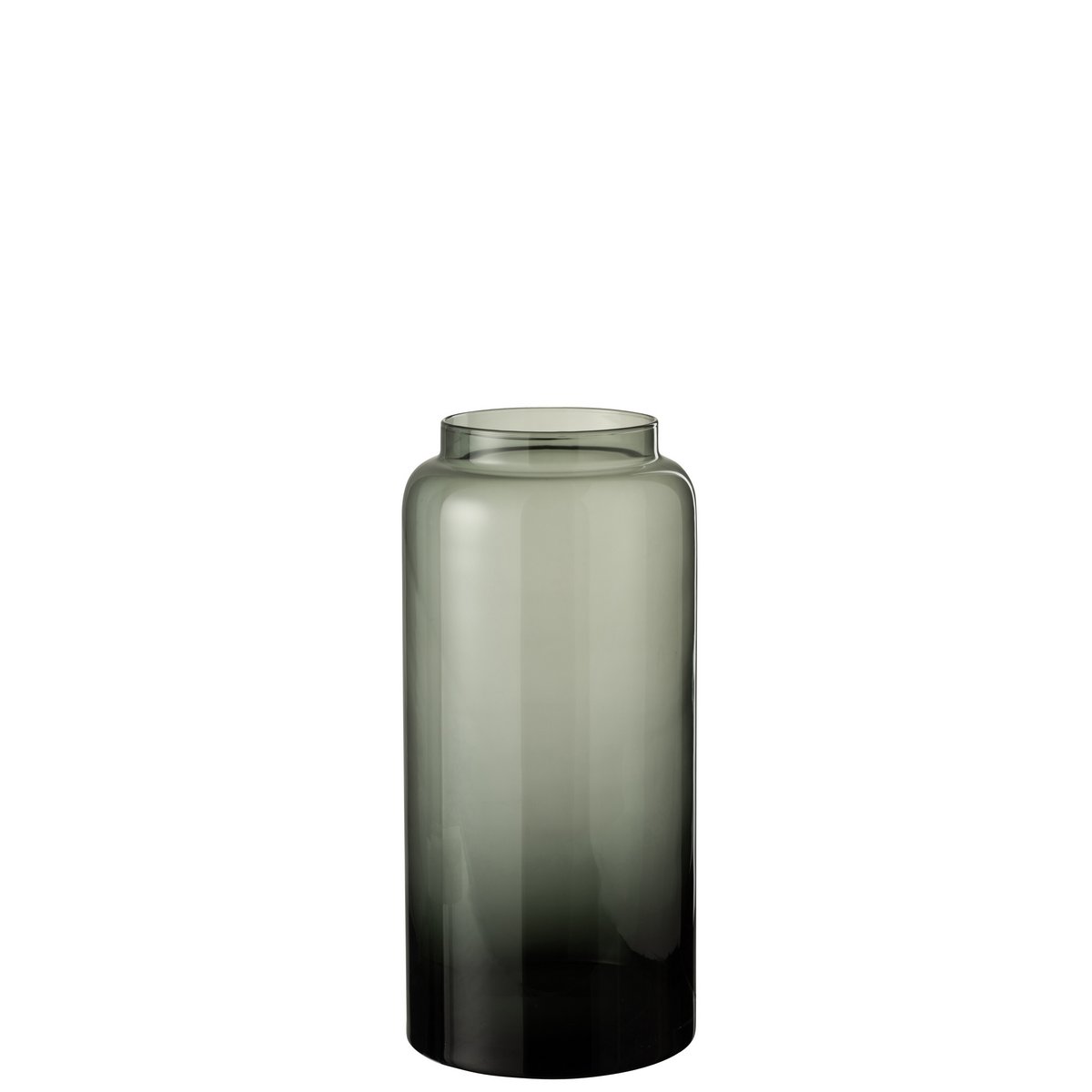 Vaas Recht Lang Glas Grijs Small