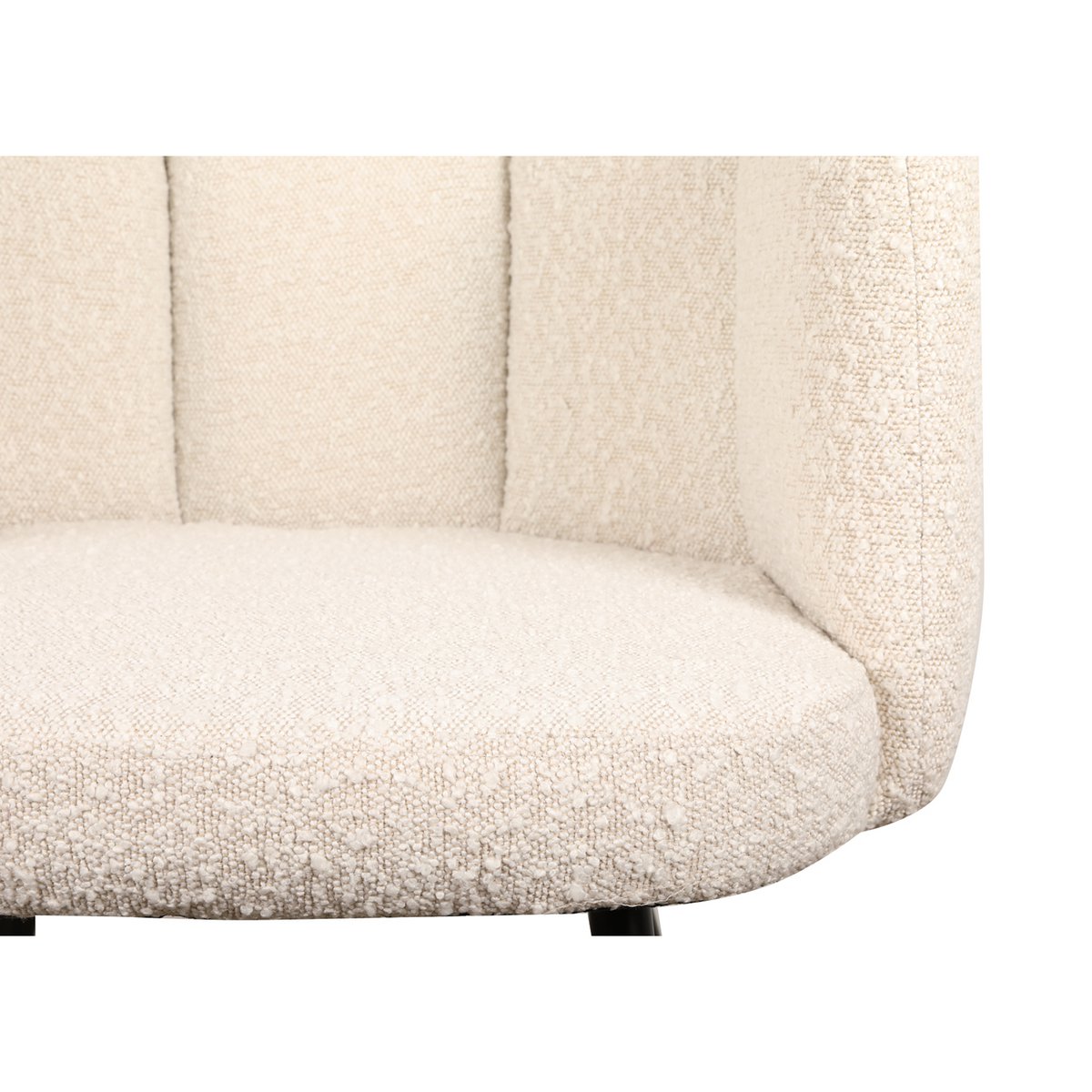 High five stoel wit parelmoer (boucle)