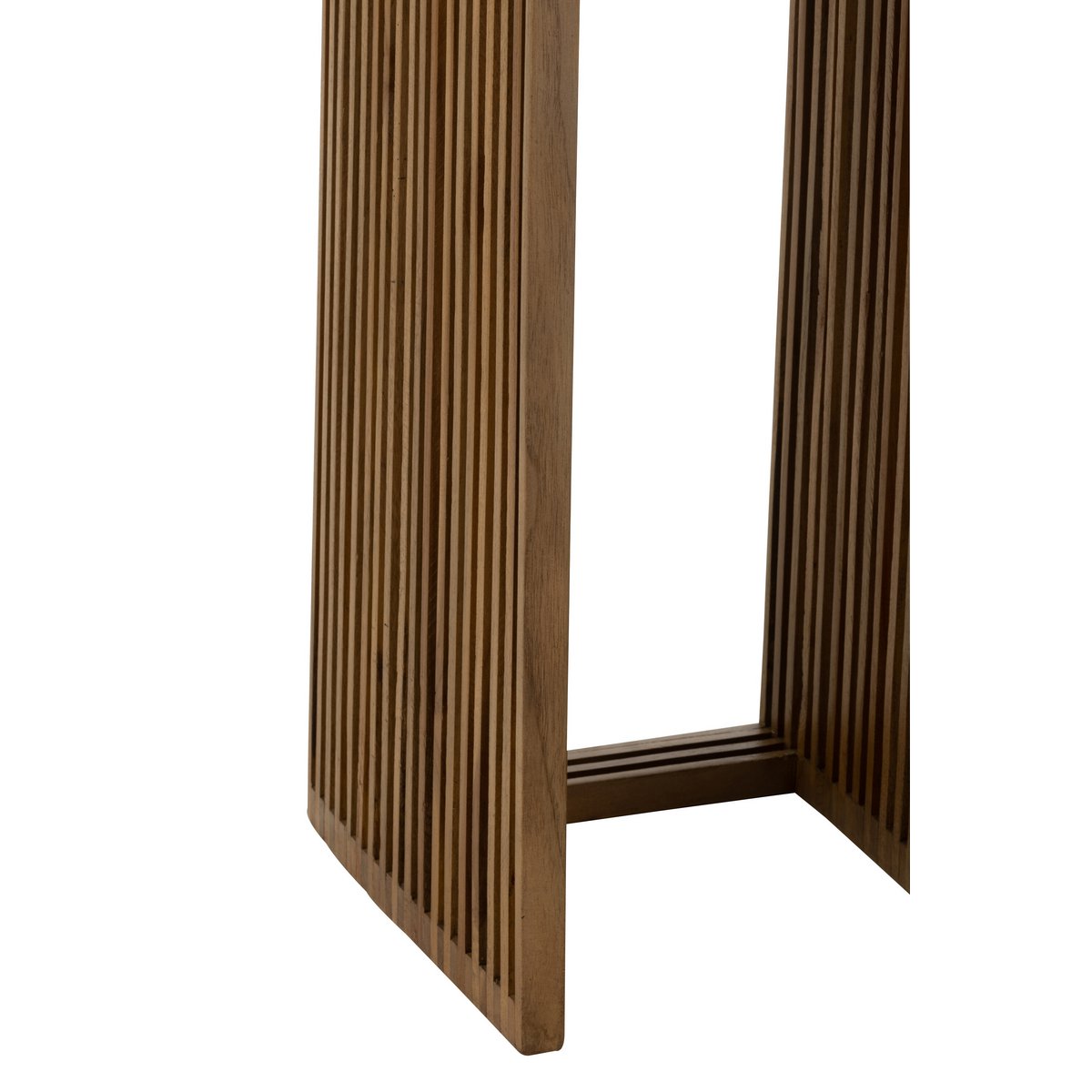 Bijzetafel Kubus Gerecycleerd Teak - hout naturel